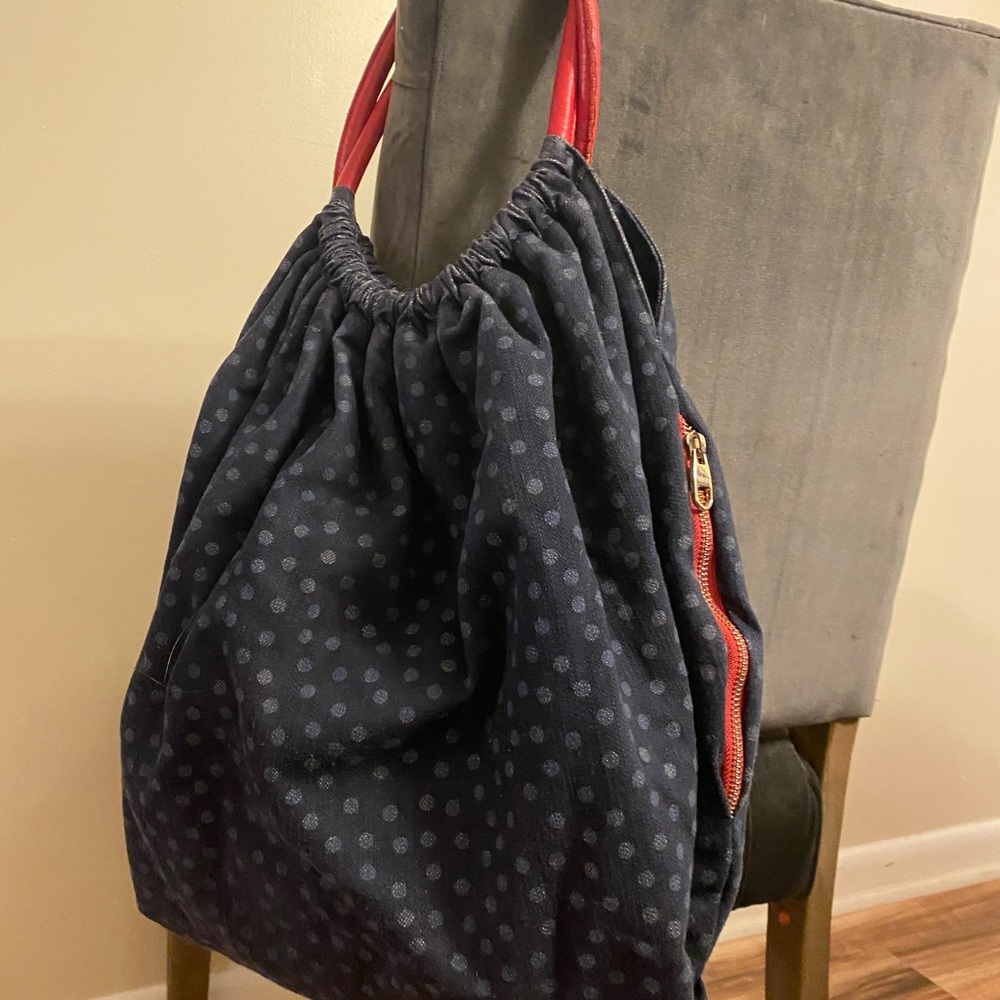 Red Valentino Denim Shoulder Bag. Excellent Condition.